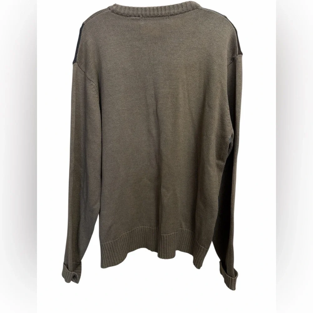 Oscar de la Renta Multicolor Patchwork Crewneck Sweater